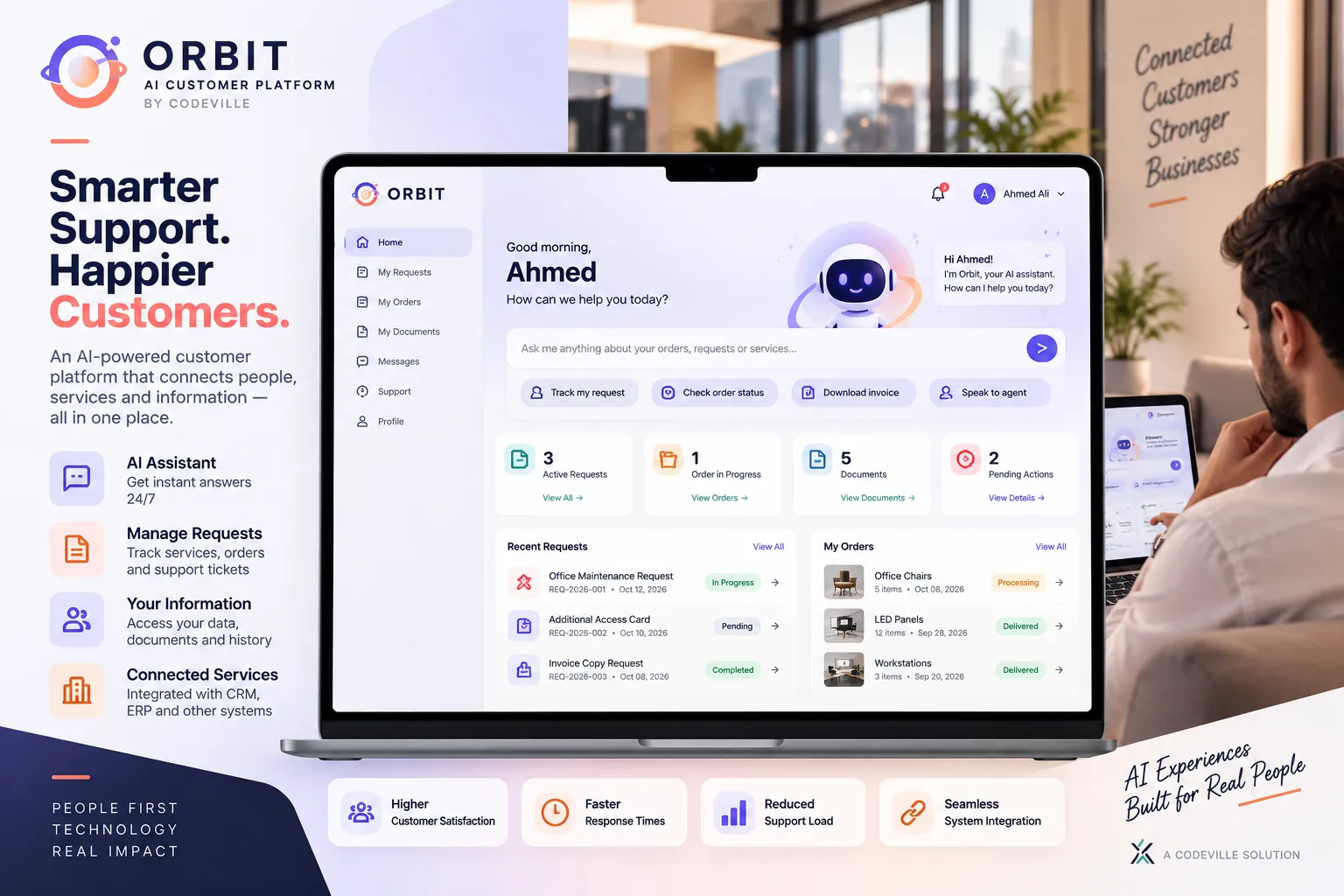 ORBIT AI customer portal